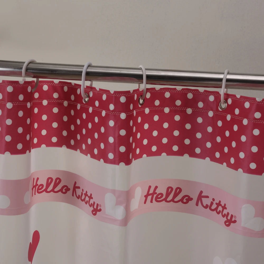 Полупрозрачная Водонепроницаемая занавеска для душа Happy Tree PEAV розовый цвет