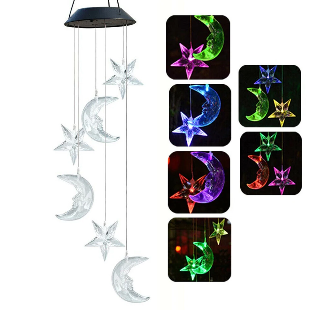Светодиодная энергосберегающая Ночная лампа для дома ветряные колокольчики