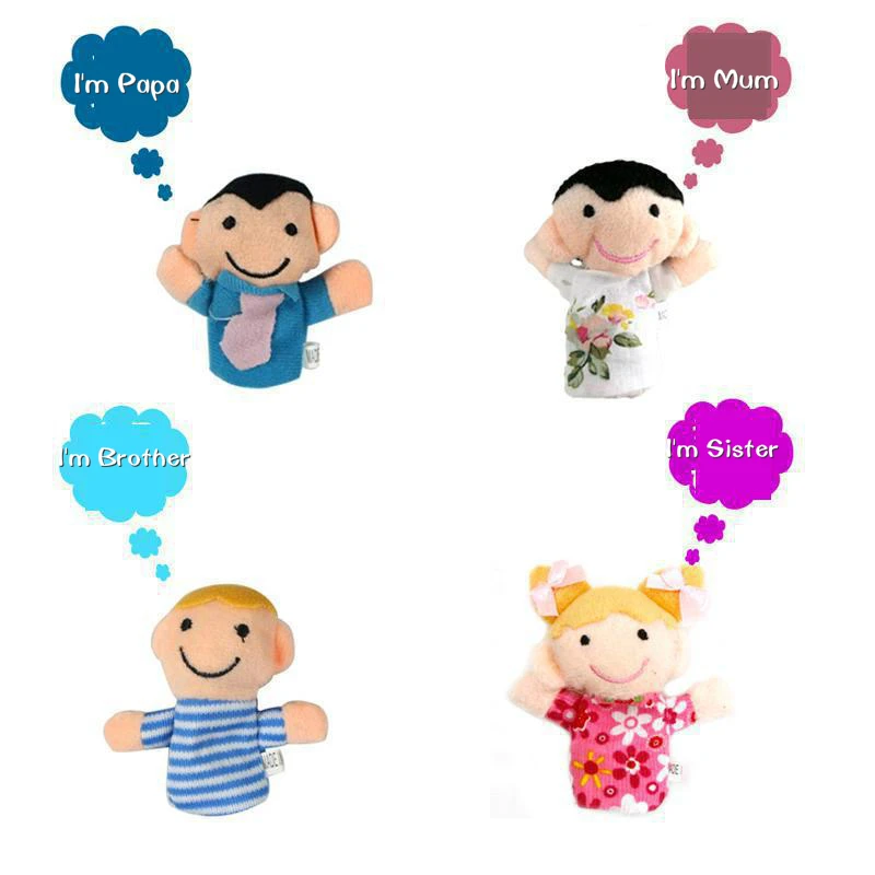 Новая милая плюшевая игрушка для малышей 6 шт./компл. мультяшная Счастливая