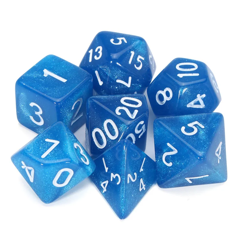 Настольные игры многогранные игральные кости RPG DND Pathfinder 42 шт. многогранные игральные кости+ 6 игральных костей мешочек настольная игра для вечеринок Обучающие проекты