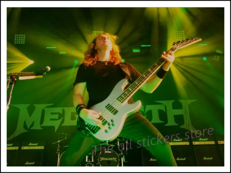 Megadeth плакат. Рок-арт постер ретро ностальгия крафт-бумага декоративная живопись постер стикер стены/6045