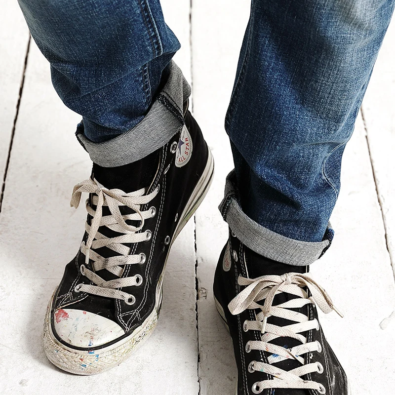 SIMWOOD 2019 Новинка весны модные рваные джинсы Для мужчин длинные брюки Узкие