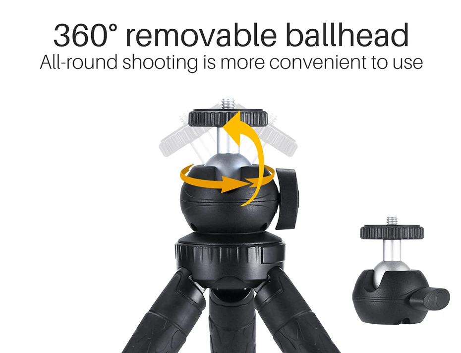 Ulanzi MT-07 Octopus FlexibleTripod 360 панорамная шаровая Головка Для iPhone XS X, монопод для Nikon Canon DSLR камеры Gopro Hero