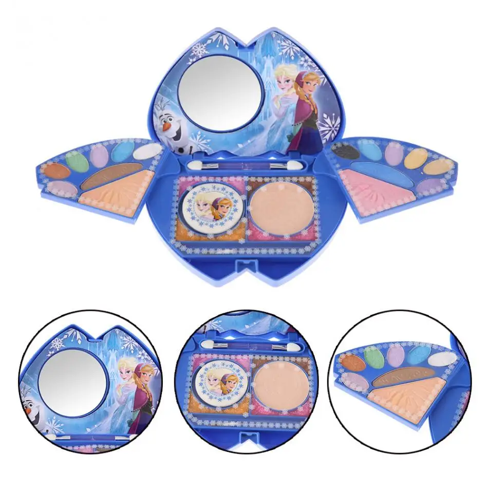 Princess Makeup Box Children Fashion Beauty Pretend Play toy Princess Series Makeup Box for Girls Cosmetics Kit gifts