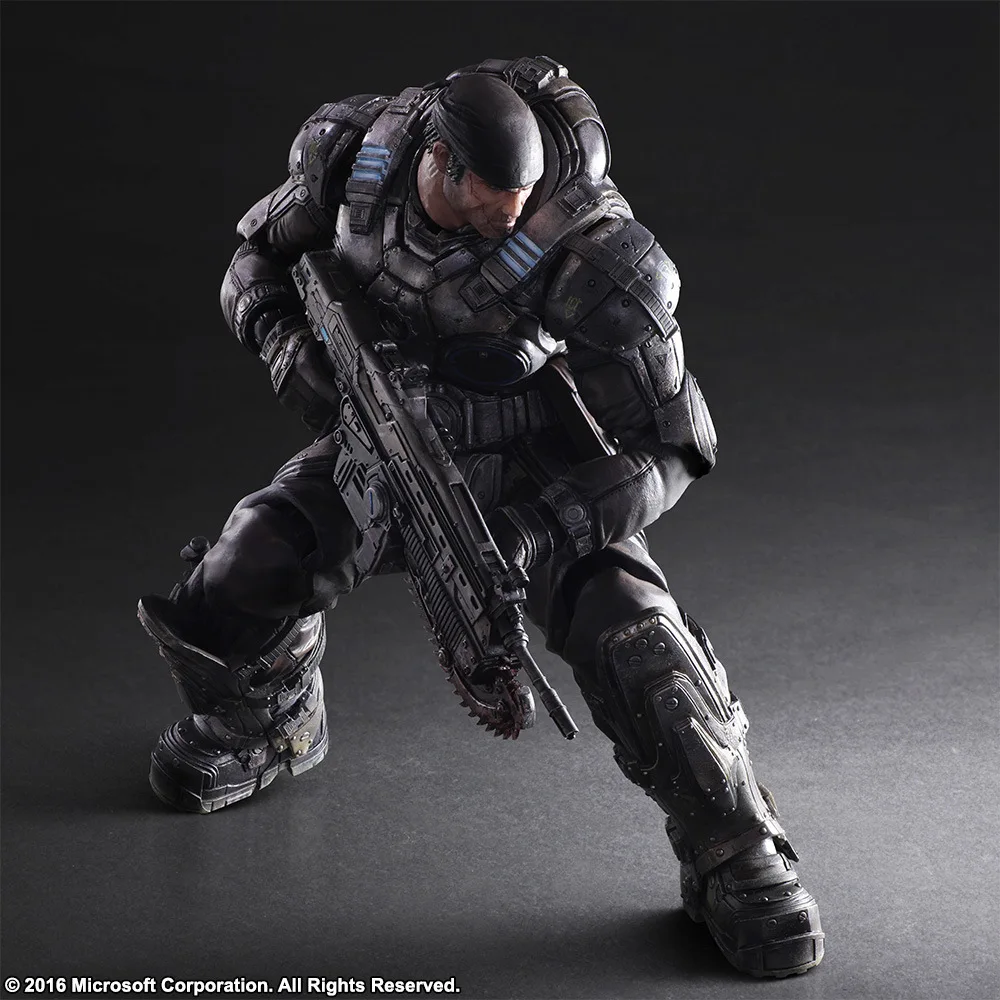 

PLAY ARTS 27cm Marcus Fenix Action Figure Model Toys