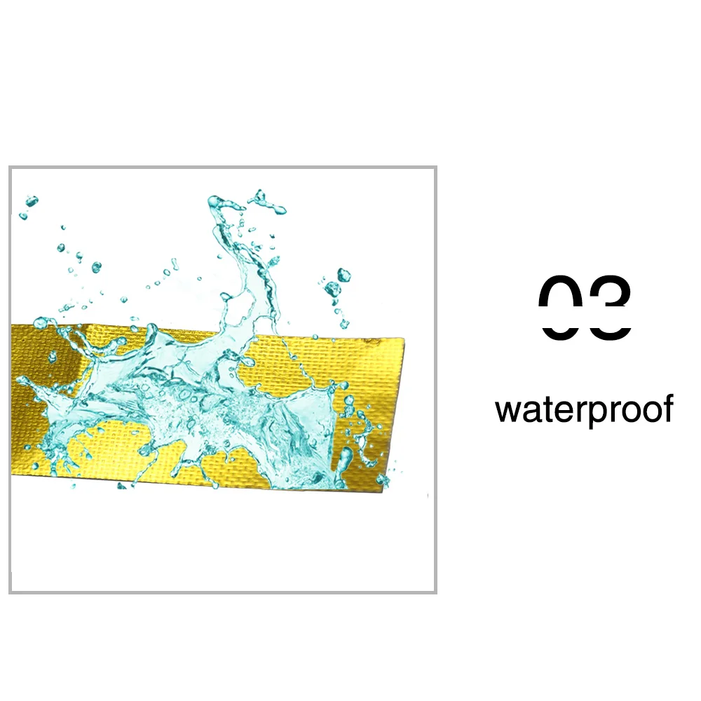 ZS Racing 5 м/10 м с высокой теплоизоляцией алюминиевая фольга обмотка выхлопная