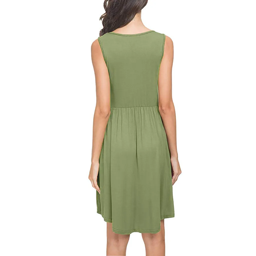 Женское свободное платье-футболка со страусами повседневное платье без рукавов