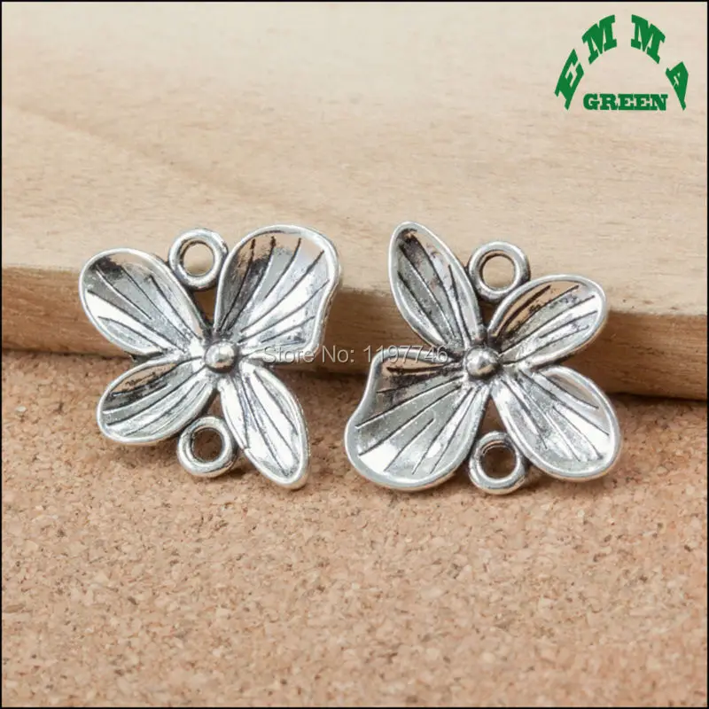 

Новейший классический винтажный кулон из цинкового сплава античный серебряный золотой тон цветок Linker соединитель Подвески DIY в поисках юве...