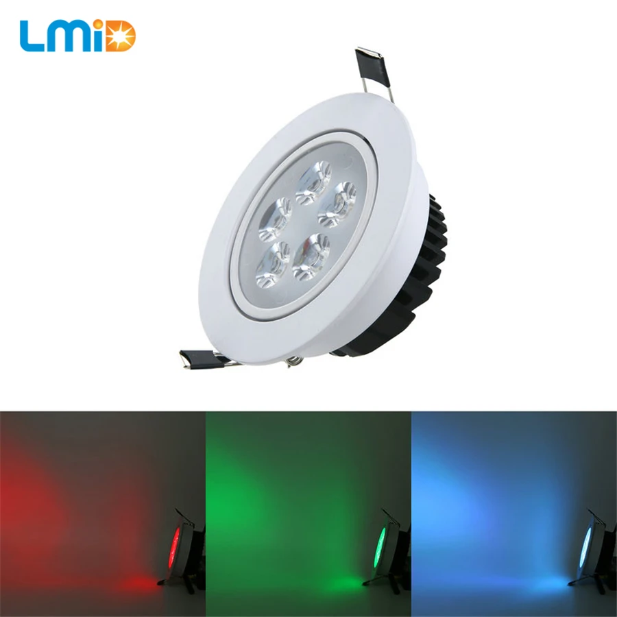 Lmid светодиодные потолочные светильники RGB 12 в 6 Вт 18 24 10 30 светодиодный потолочный