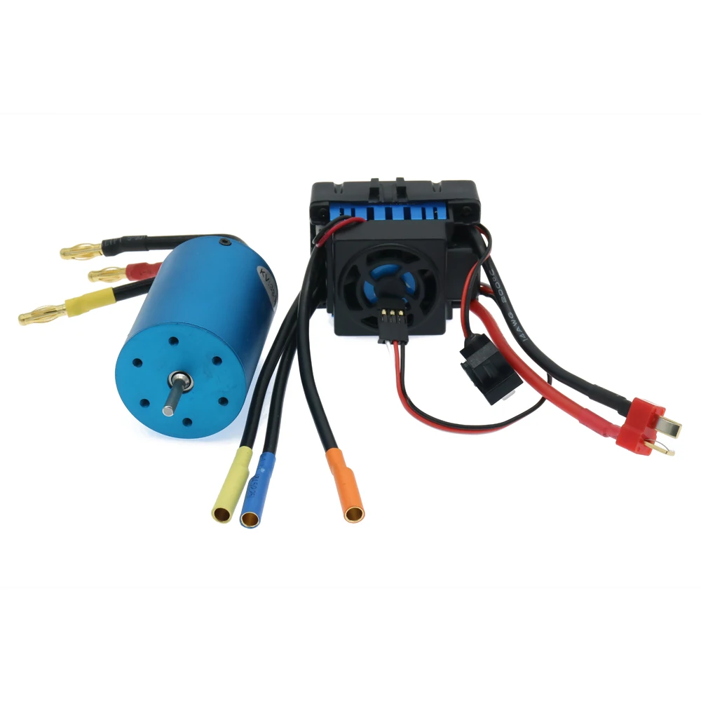 Водонепроницаемый Электронный регулятор скорости 45A Esc + бесщеточный двигатель