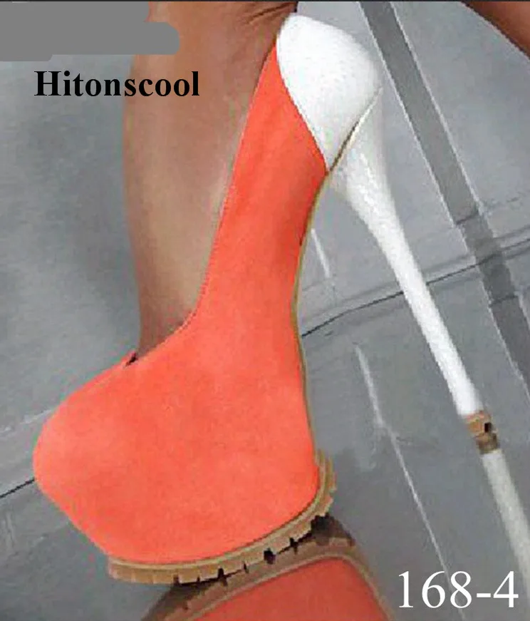 Женские кожаные туфли лодочки на высокой платформе в классическом стиле с