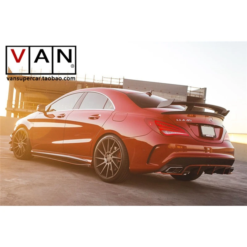 GT Spoiler Wing Lid For Mercedes - Benz CLA CLASS W117 CLA45 Carbon Fiber Rear Trunk 2013 2014 2015 2016 | Автомобили и мотоциклы
