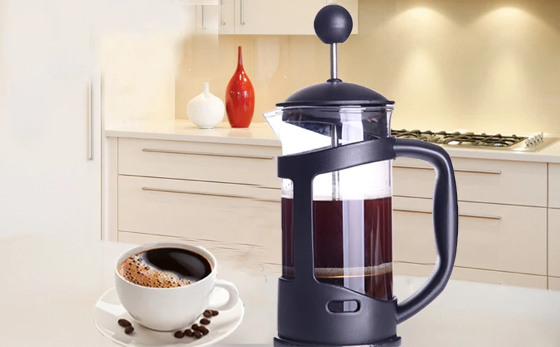 350 мл Кофе Maker французской стороны Пресс cafeteira ES Пресс o Стекло Нержавеющая сталь Кофе машина фильтр Кофе горшок percolator