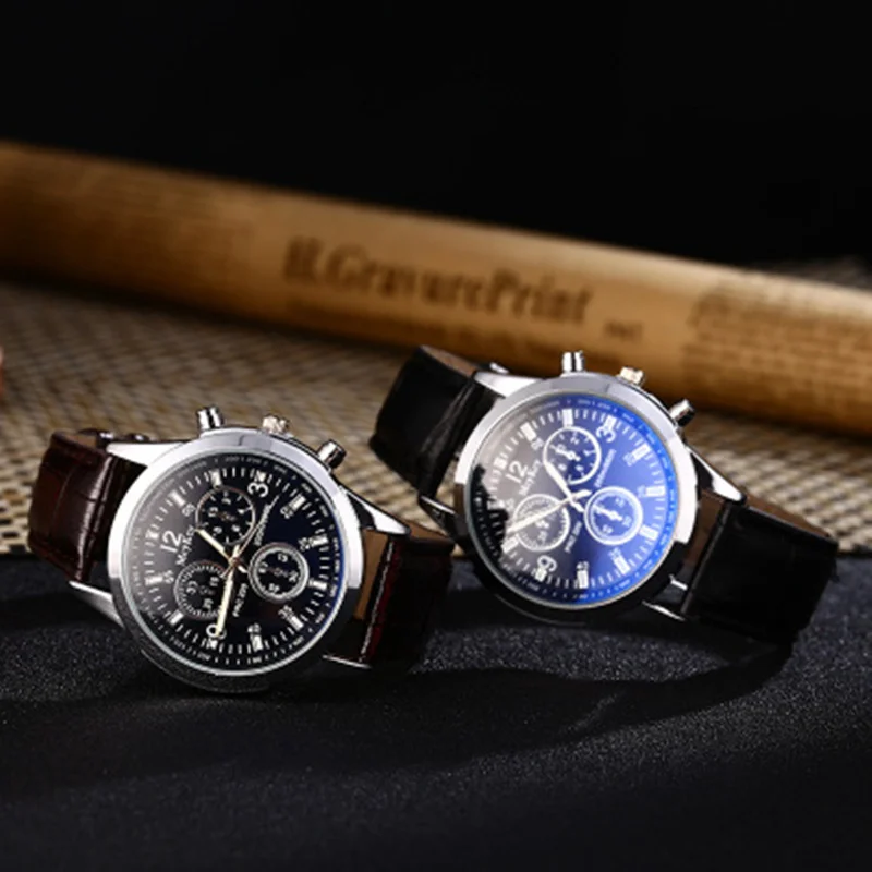 Zegarki Meskie 2018 New men's Watch Fashion Business Quartz Watches Casual Simple Leather Men's Wristwatches Reloj Hombre Hot |
