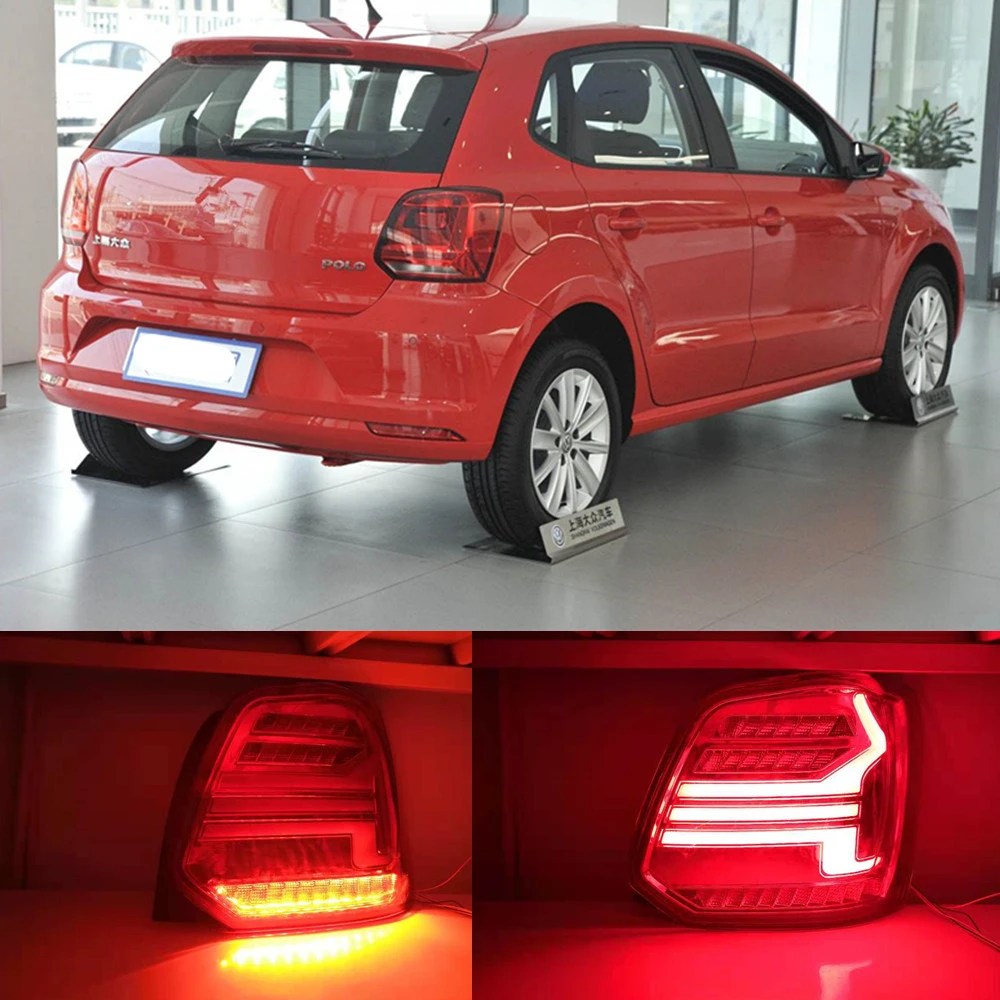 CSCSNL 1 пара автомобильных светодиодных ламп предупреждающие огни для Volkswagen VW Polo 2011