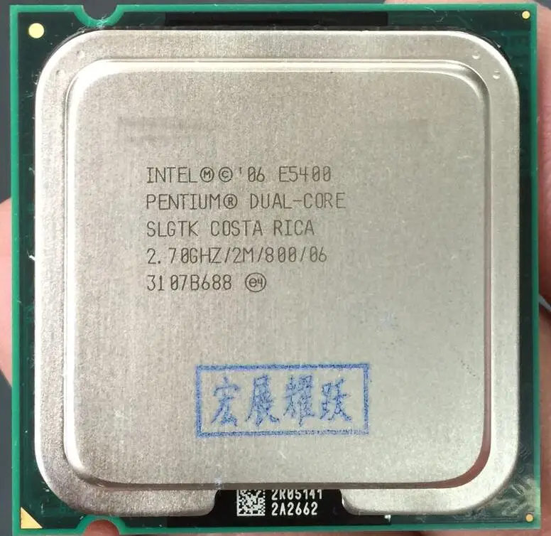 Процессор E5400 для настольного компьютера двухъядерный процессор intel 2 Duo ЦПУ 7 ГГц
