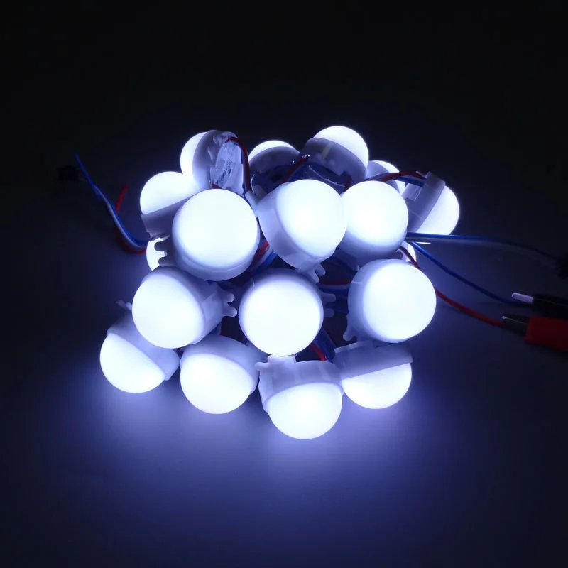 1000 шт. DC12V WS2811 30 мм Диаметр диффузный Полноцветный 3 светодиода RGB 5050 SMD