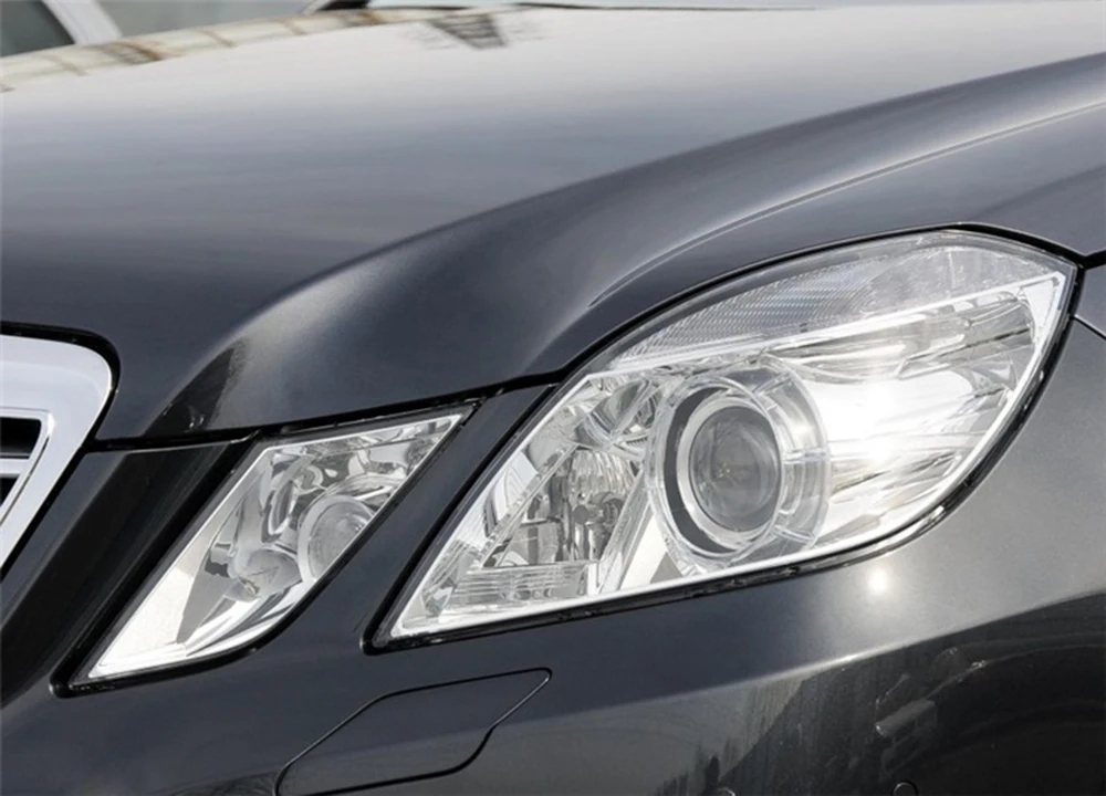Для Mercedes-Benz W212 E200 E260 E300 E350 2009 2010 2011 2012 автомобильные фары прозрачные линзы Авто оболочка Крышка