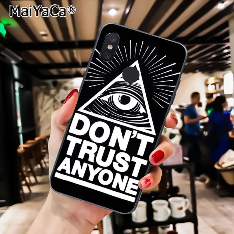 A15 MaiYaCa не надписью «Don't Touch My Phone»(не трогай мой чехол для телефона для Xiaomi Redmi8 4X 6A S2 7A 5A Redmi 5 5Plus Note5 7 Note8pro - Цвет: A15
