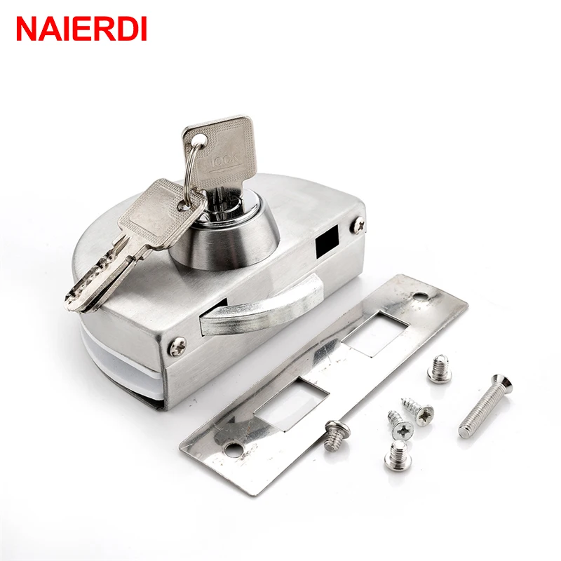 NAIERDI Одноместный центральный дверной замок из нержавеющей стали болтовые замки