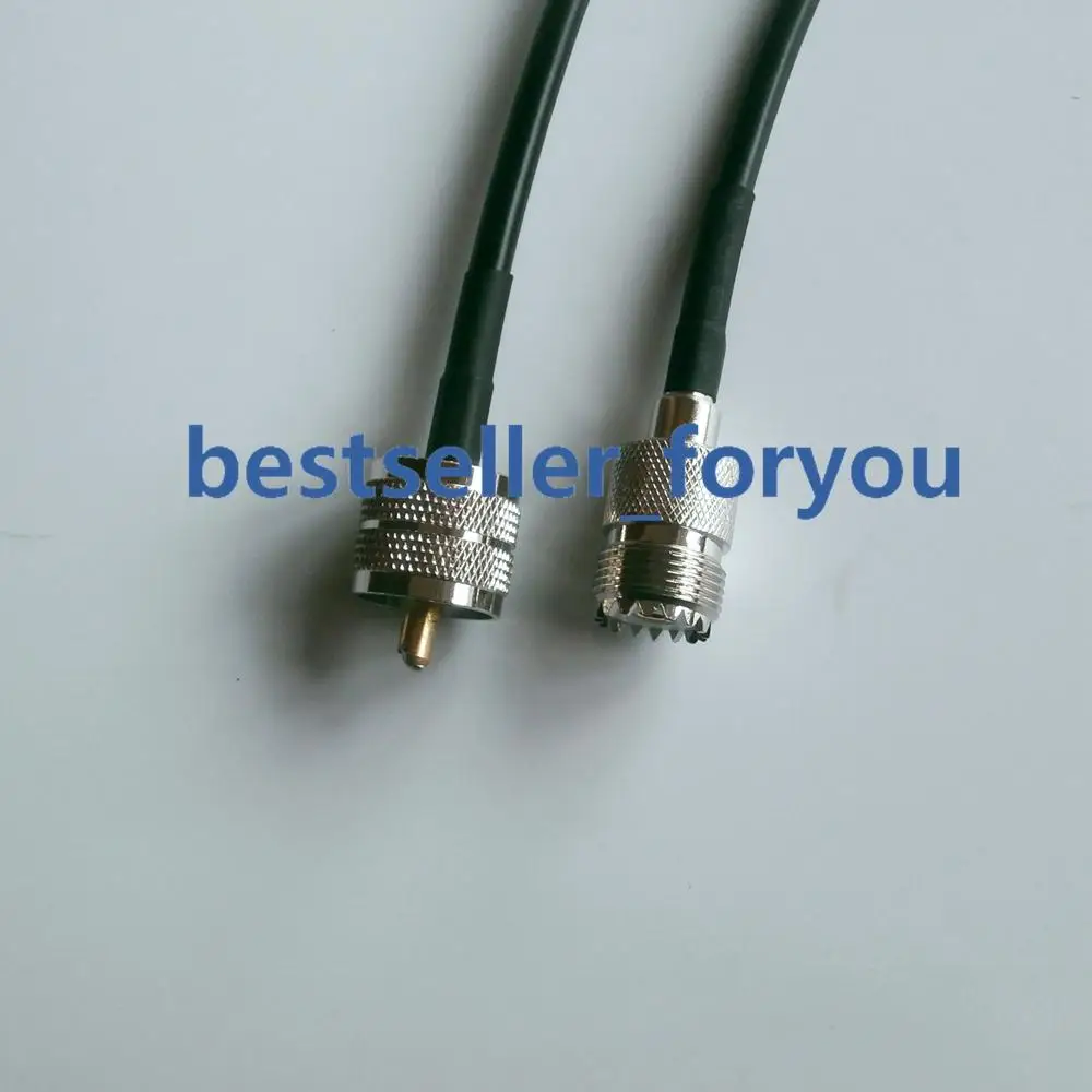 UHF SO 239 Женский к PL 259 Мужской адаптер Перемычка pigtail коаксиальный кабель RG58 50