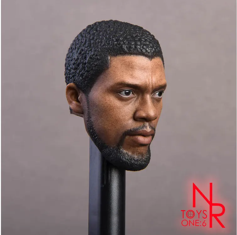 NRTOYS 1/6 Черная пантера Chadwick Boseman головной убор для горячих игрушек тело