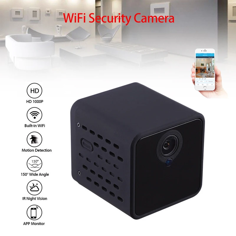 Ip-камера 12H батарея портативная камера P2P беспроводной WiFi видео рекордер для iPhone iPad Android приложение Удаленный просмотр