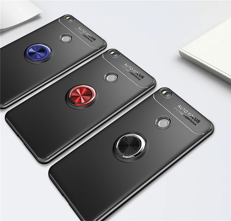 Для Xiaomi mi Max 3 чехол Max3 кольцо держатель мягкий силиконовый матовый чехол на заднюю панель для Xio mi Max 3 Max2 чехол для телефона s