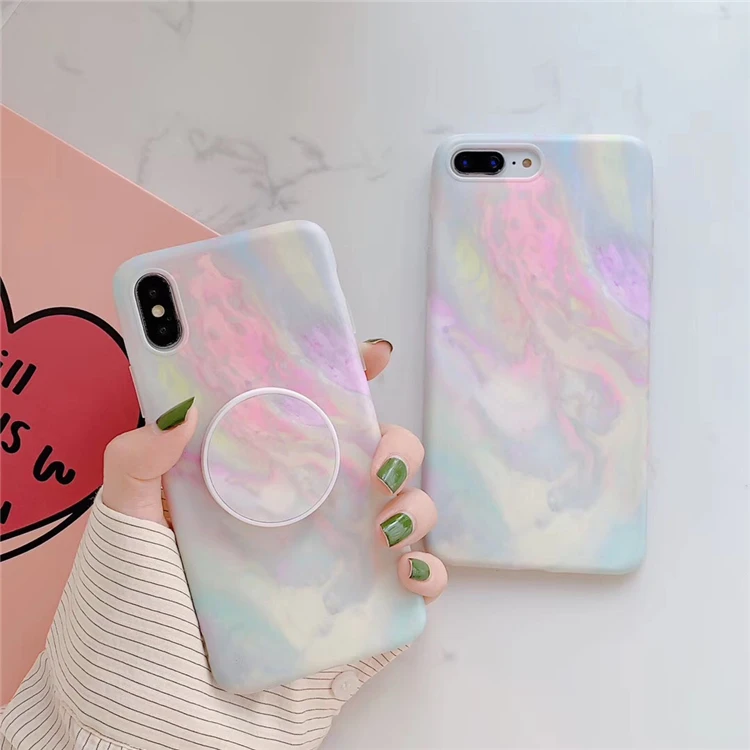 Красочный акварельный чехол для телефона iphone XS Max XR X 6S 6 7 8 Plus мягкая крышка imd s со