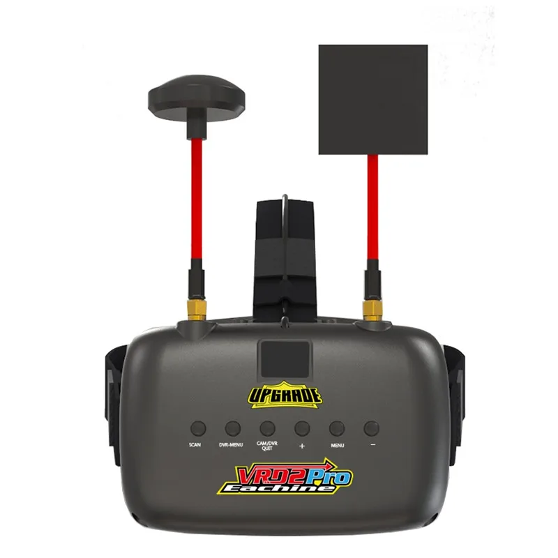 Горячее предложение Eachine Очки виртуальной реальности VR D2 Pro 5 дюймов 800*480 40CH Raceband 5,8G разнообразие FPV очки с объектив цифровой видеозаписи регулируемый