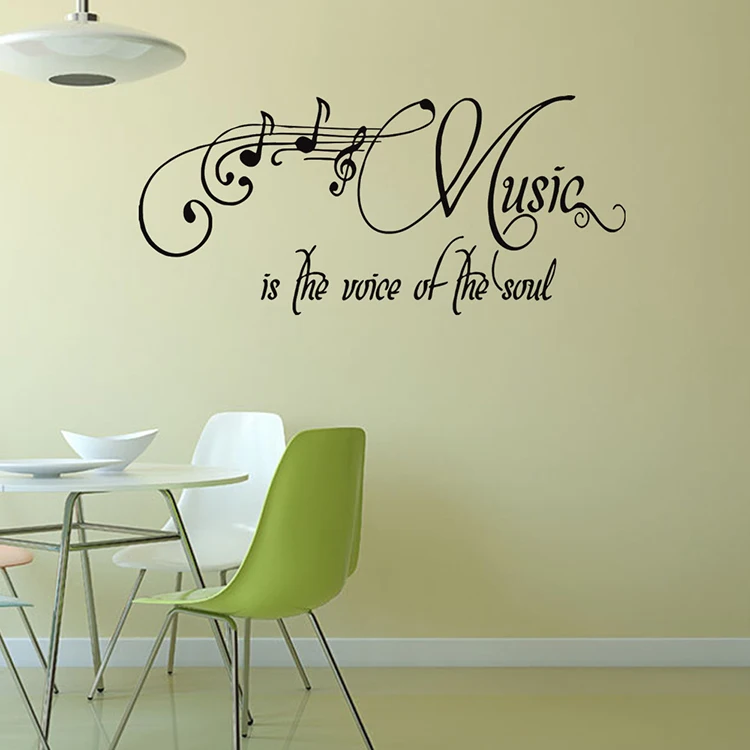Виниловая наклейка на стену с изображением голоса души украшение для дома