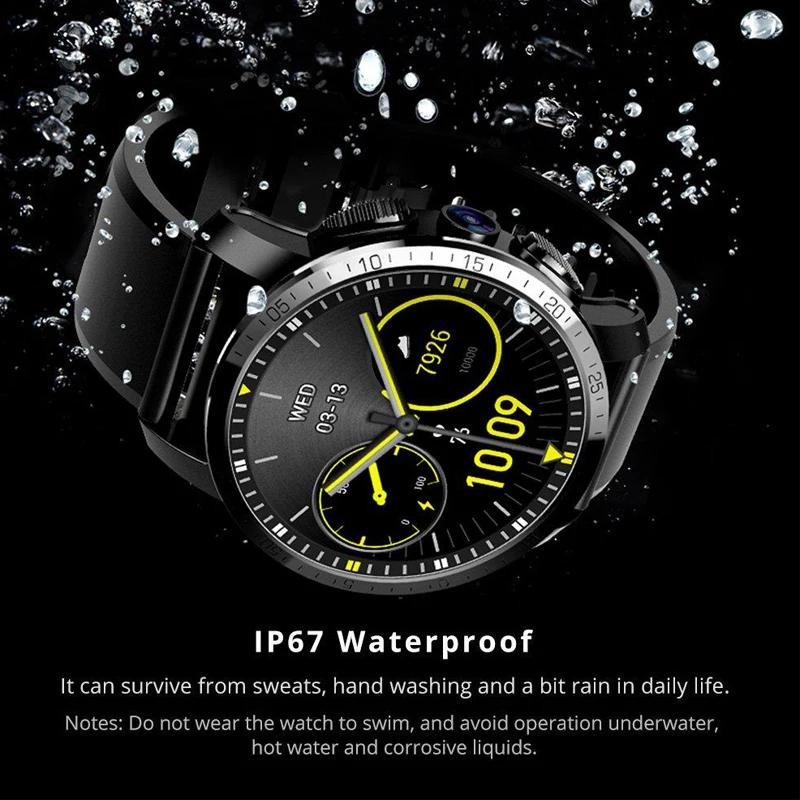 Makibes M3 4G Smartwatch телефон Android 7 1 MTK6739 NRF52840 двухчиповый 2 Гб ОЗУ 16 ПЗУ 39 дюймов экран gps 8
