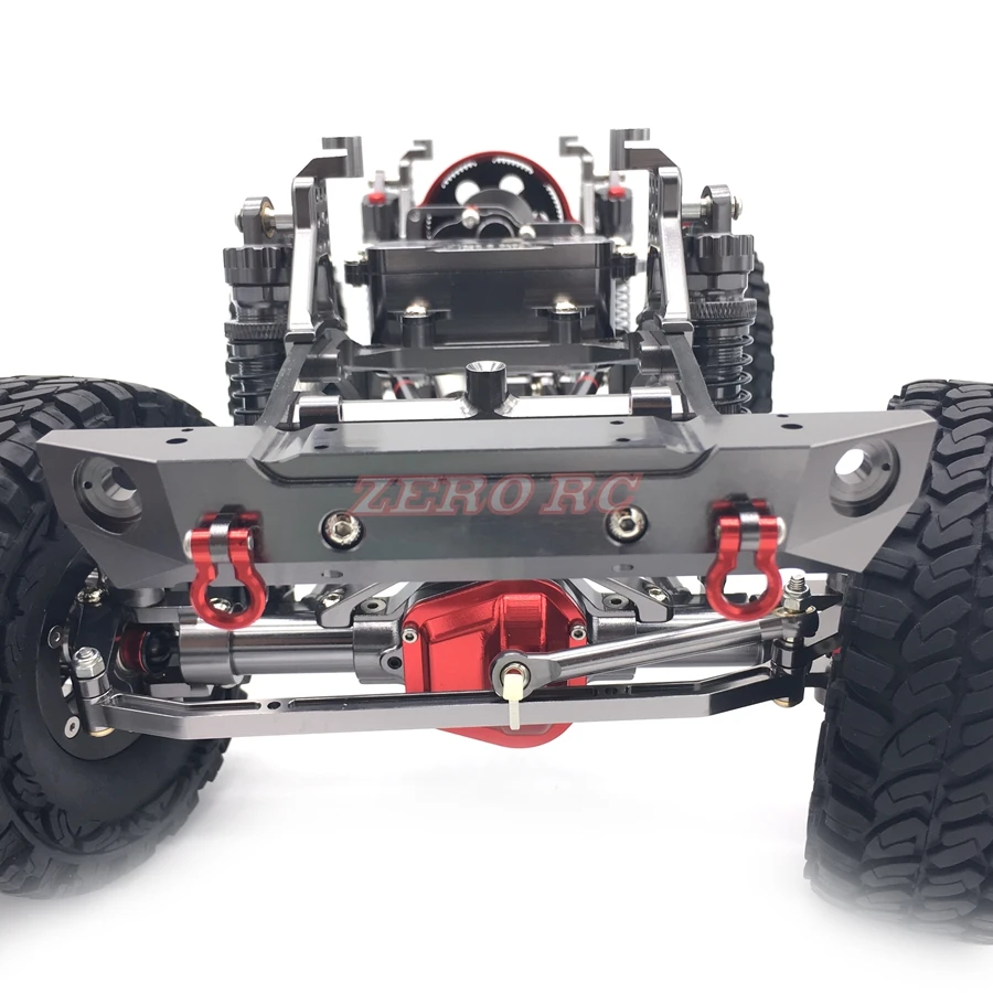 RC 1/10 масштаб осевой SCX10 CNC механический алюминиевый передний бампер Bull Bar с