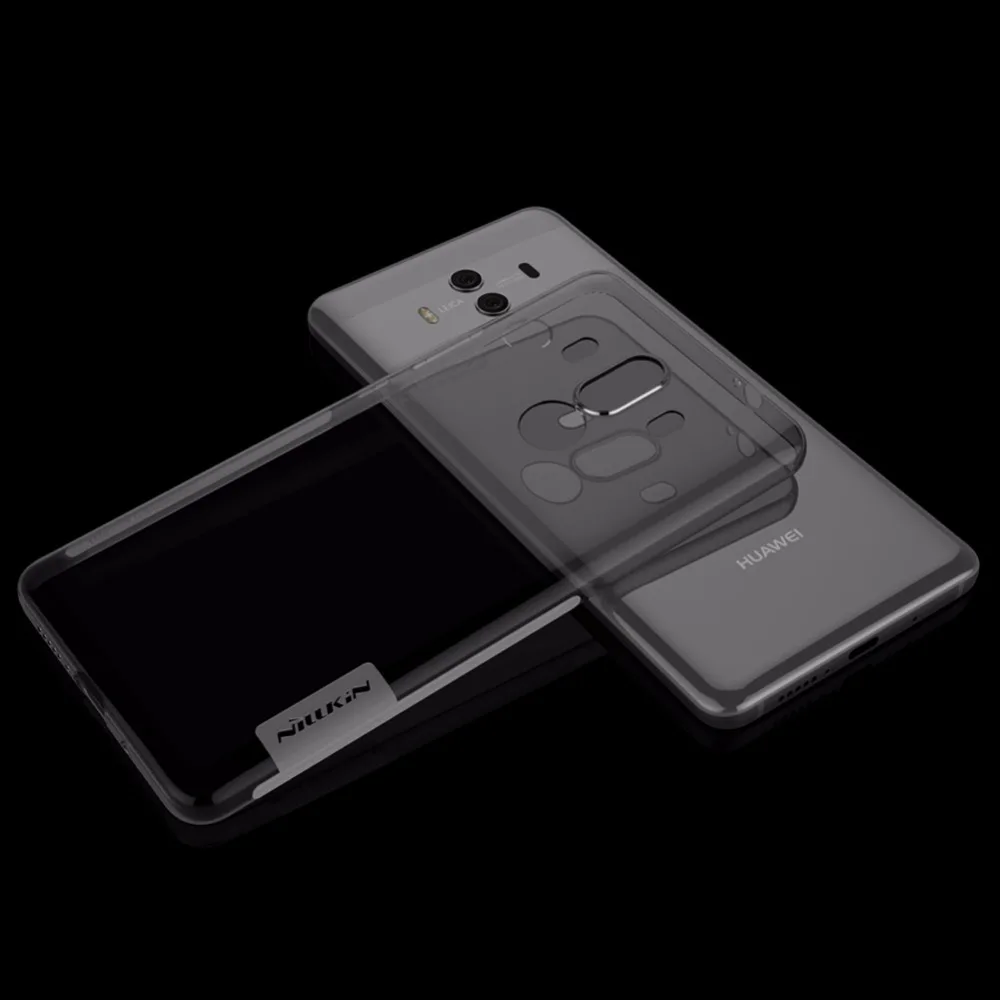 Mate 10 pro чехол Nillkin натуральный прозрачный мягкий кремний TPU Защитный для huawei mate