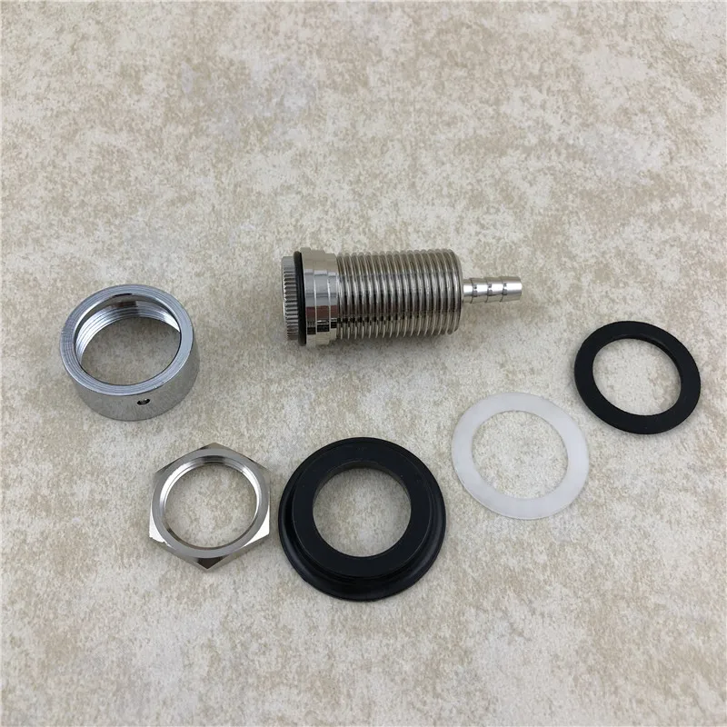 1 3/" черновик пивной ниппель узел хвостовика хром 3/16 отверстие Kegerator кран Homebrew