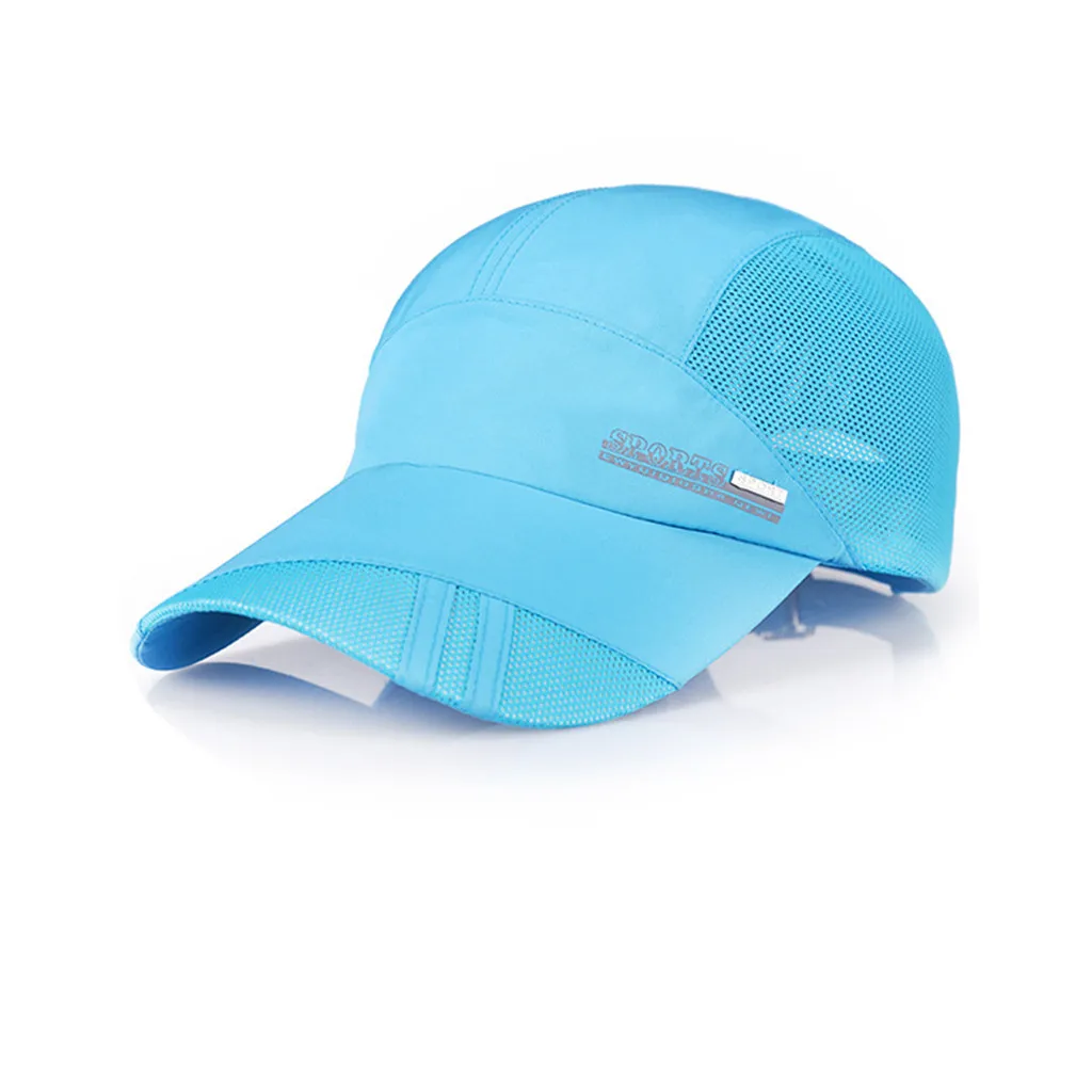 Perimedes New Mesh Cap Fishermen Outdoor Sport Mesh hat Quick-drying Summer Visor Climbing Hunting Desert Cap Casquette#y30