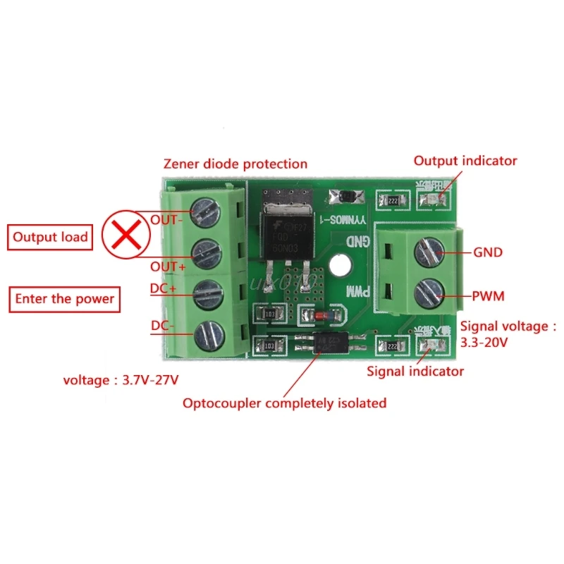 Mosfet MOS оптопара изоляционный драйвер Модуль полевой эффект транзистор триггер