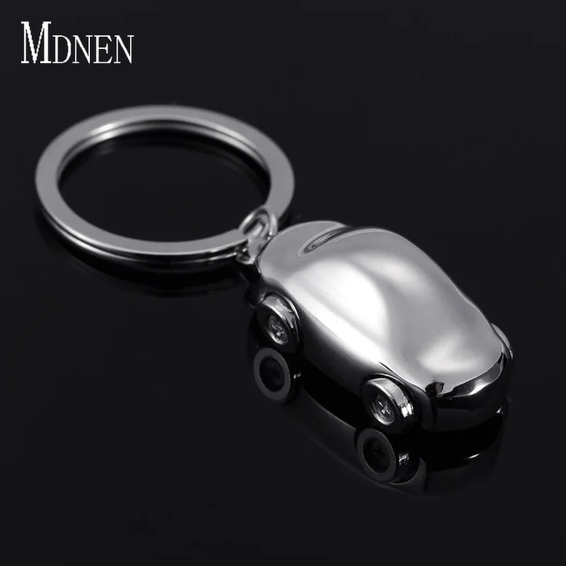 MDNEN серебристый металлический автоматический фигурный брелок автомобильный