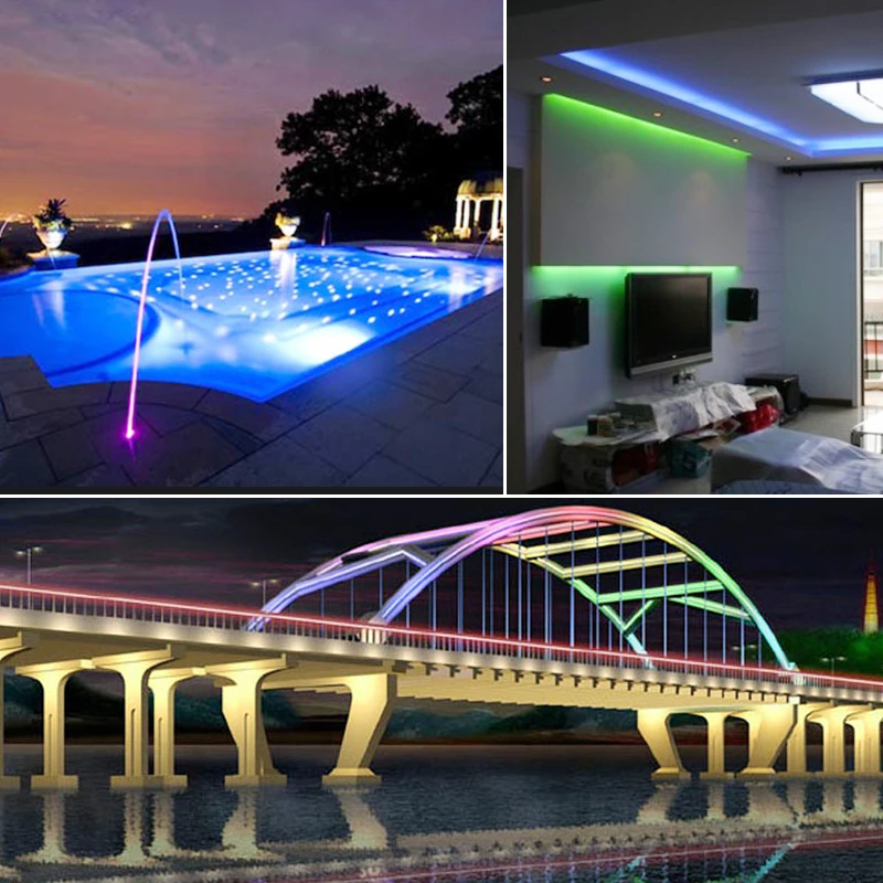 

Vacamm 5M 2835 LED Strip Super Brightly Flexible Tape Decoration White/Warm White 5M Waterproof+24Key Controller+Power Supply