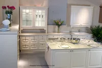 PVC/vinyl kitchen cabinet(LH-PV048)