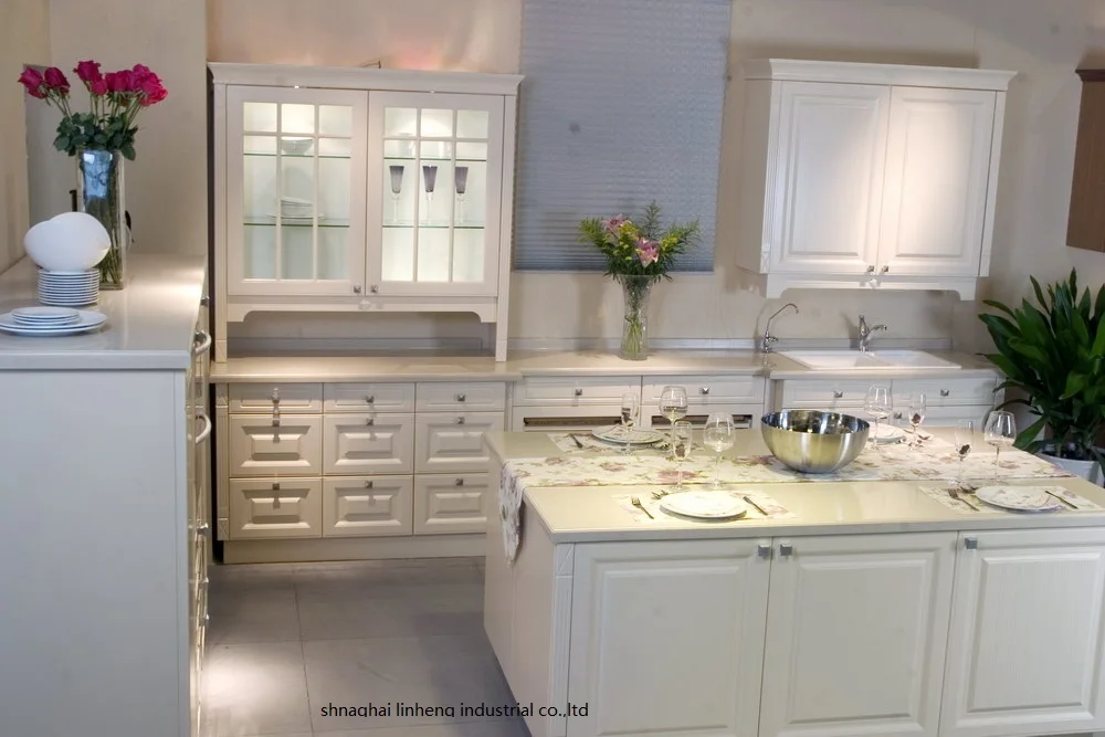 ПВХ/виниловый кухонный шкаф (искусственная кожа)|kitchen cabinet|pvc kitchen cabinetpvc cabinet |