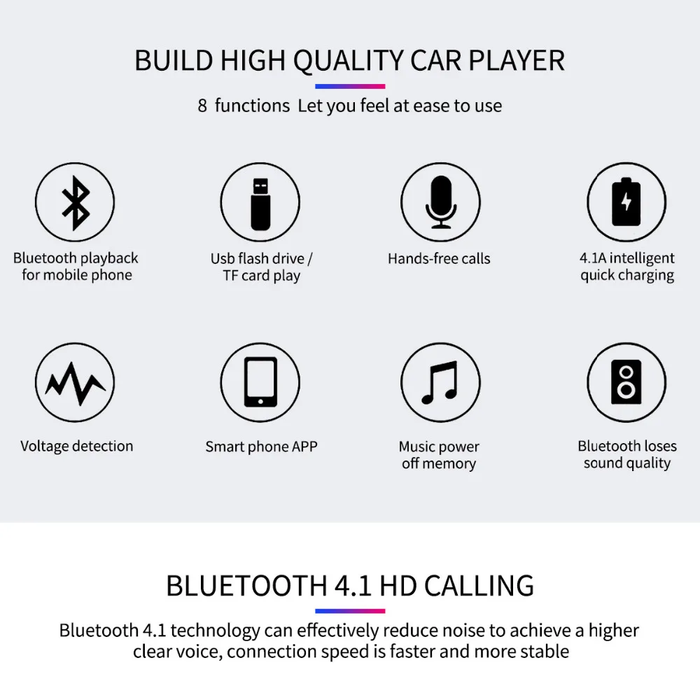 Многофункциональный Bluetooth автомобильный набор, свободные руки, Беспроводной fm-передатчик громкой связи Bluetooth гарнитура Aux FM модулятор Автомобильный аудио MP3 плеер 3.1A TF Micro SD мобильный телефон Dual USB зарядное устройство для зарядки