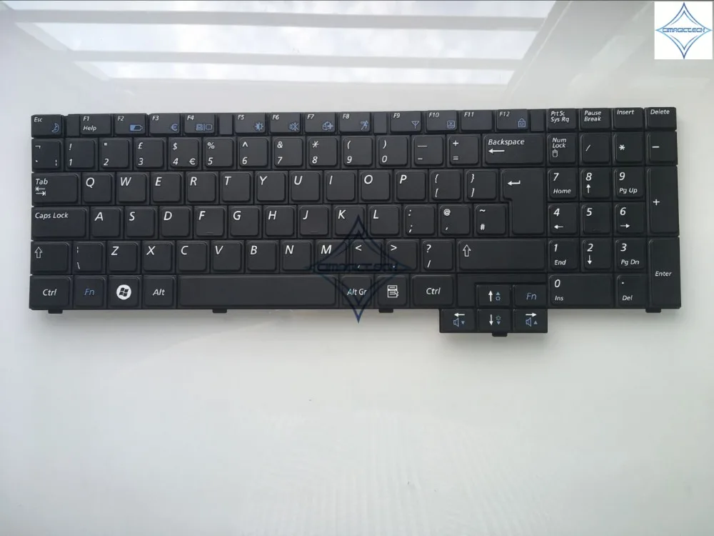 

new for Samsung R620 NP-R620 R618 R525 R530 R540 NP-R528 R538 RV510 S3510 E352 E452 P580 R719 UK GB laptop keyboard