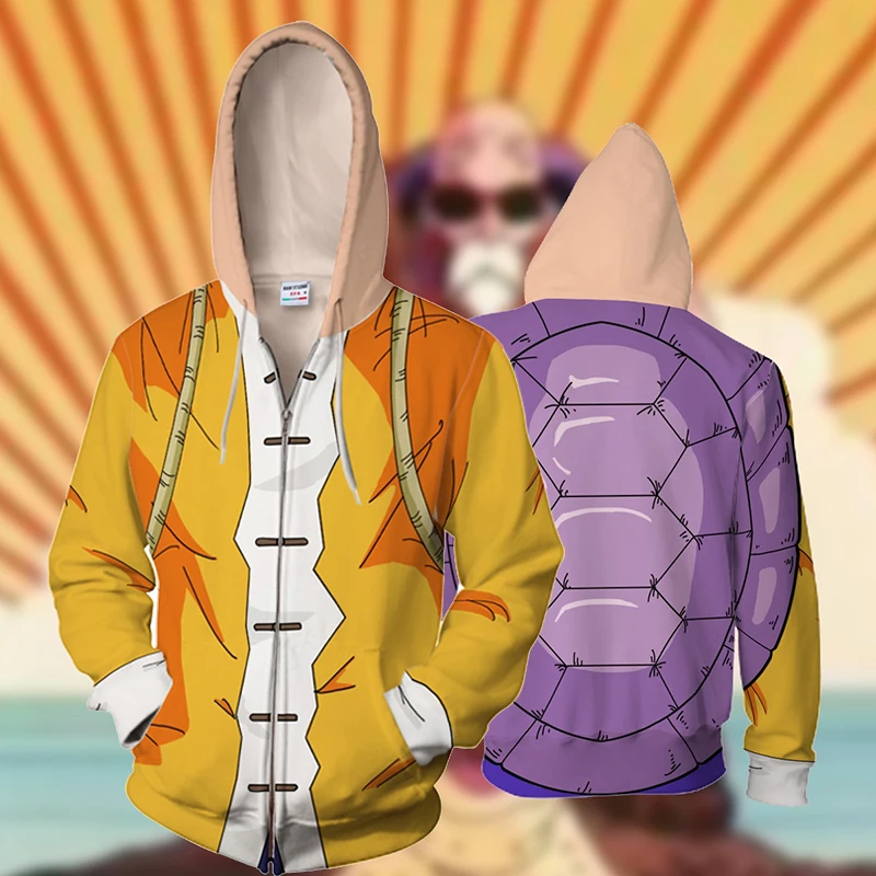 BIANYILONG Новинка года осень зима 3D толстовки с принтом Dragon Ball Z Piccolo косплэй на молнии куртка капюшоном костюмы