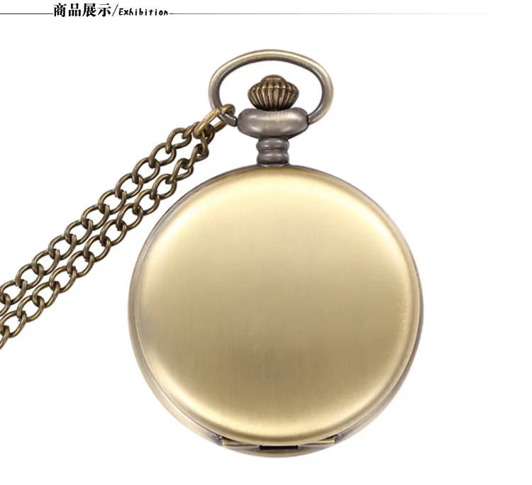 Карманные часы серебристые бронзовые полированные 80 см кварцевые кинетические |