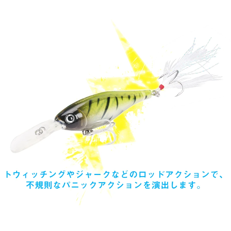 TSURINOYA DW36 шэд гольян рыболовная приманка 80 мм 13 г Дайвинг 2 1-4 5 м Isca искусственные 3D