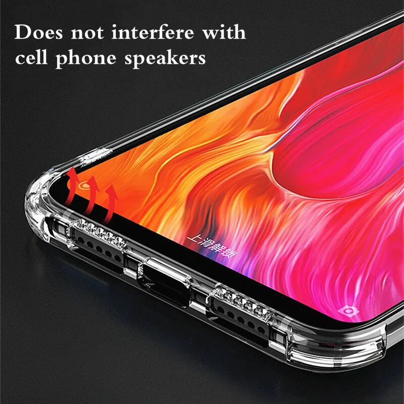 Redmi Note 7 подушка безопасности для Xiaomi прозрачная Противоударная крышка