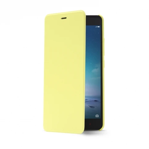 Yellow xiaomi redmi note 2 защитный чехол-книжка sabic Матовый кожаный чехол для redmi note 2 5,5 - Цвет: Yellow