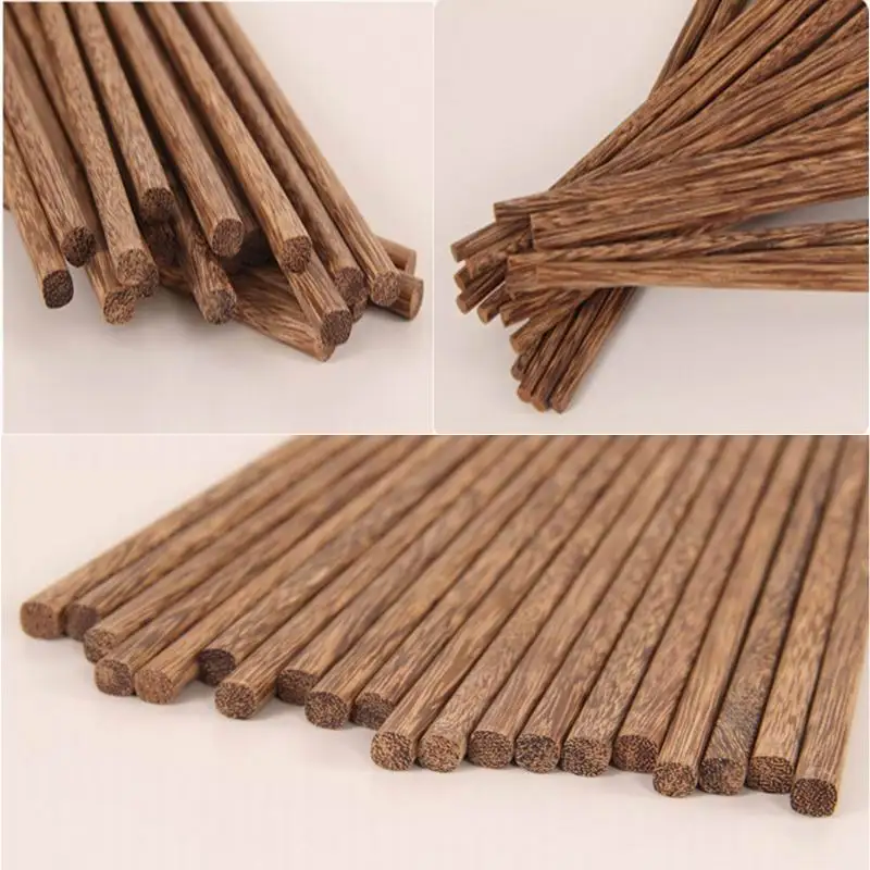 Палочки для еды из натурального дерева 100 пар китайские палочки 25 см деревянные