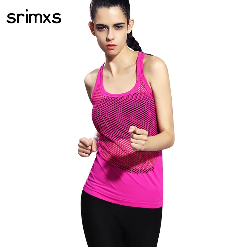 Женские Бесшовные футболки для йоги спортивный топ без рукавов жилет фитнеса